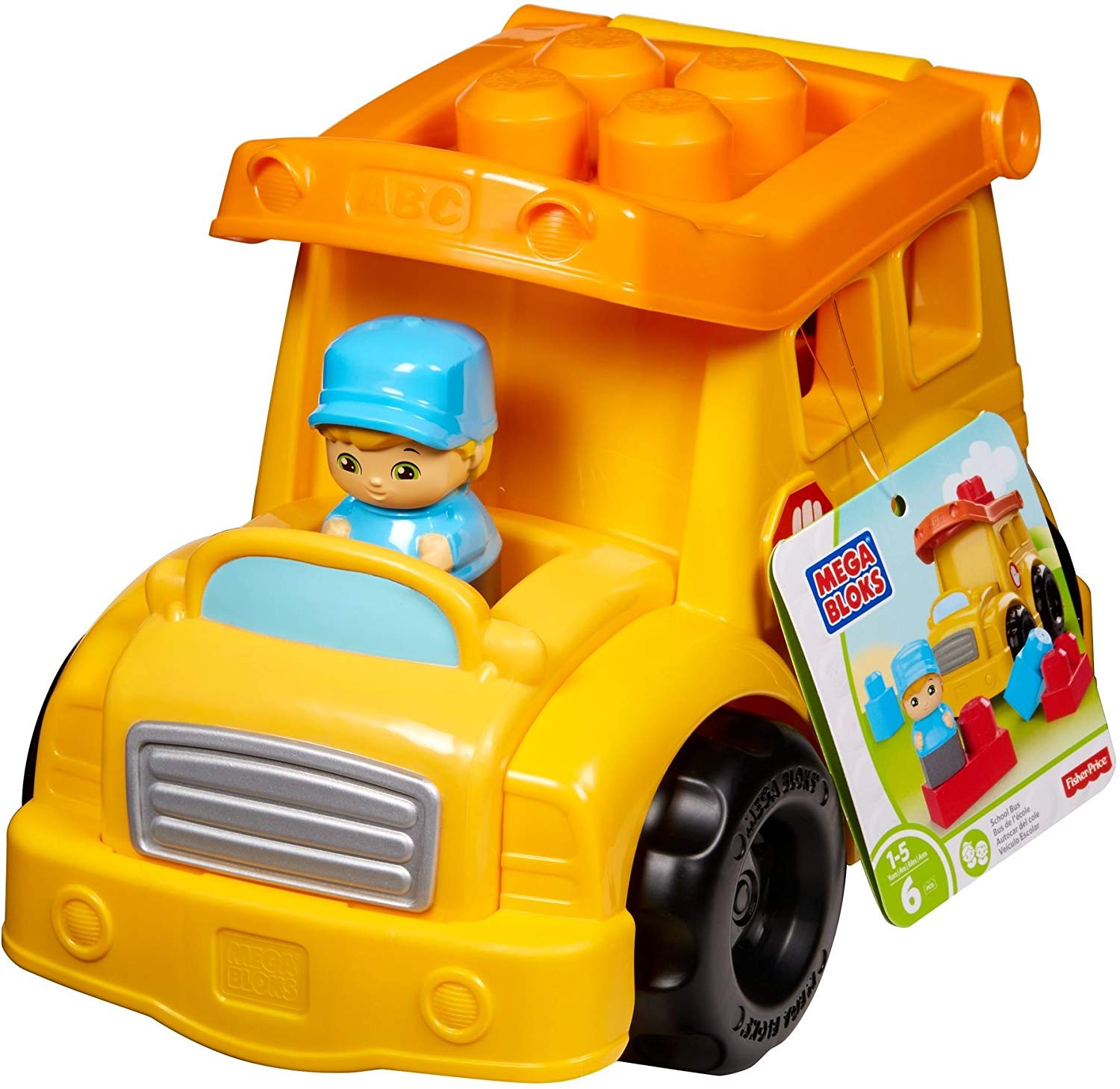 Mattel Mega Bloks Dyt59 – School Bus Yellow
