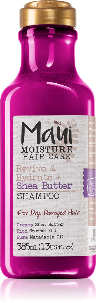 Maui Moisture Revive & Hydrate + Shea Butter moisturizing and revitalizing shampoo for dry and damaged hair