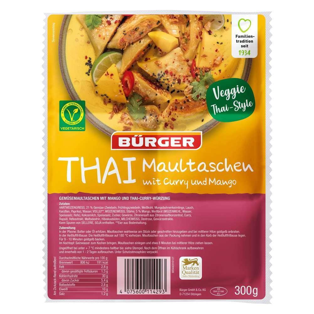 Maultaschen Veggie Thai Curry + Mango