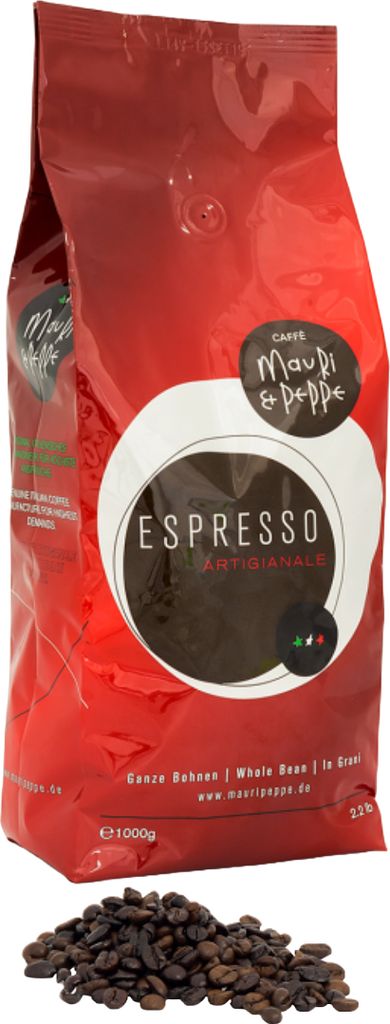 Mauri&Peppe Espresso 1000g Coffee Beans Coffee Cappuccino Latte Macchiato