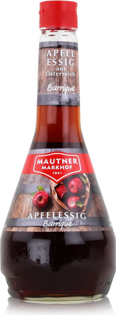 Mautner Apple Cider Vinegar Barrique 0.5L - Vinegar from Austria (1 pack)