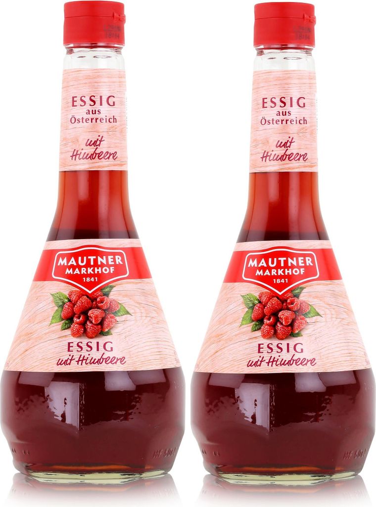 Mautner Vinegar with Raspberry 0.5L - Vinegar from Austria (2-pack)