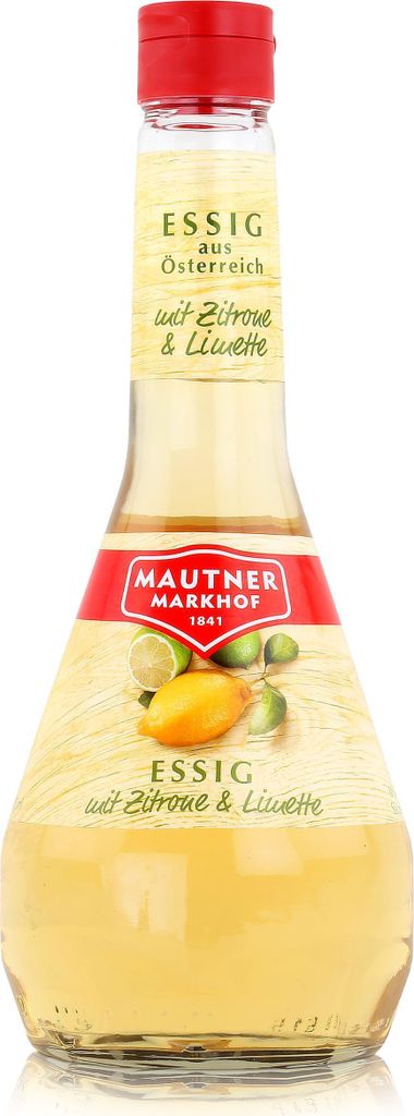 Mautner Vinegar with Lemon & Lime 0.5L - Vinegar from Austria (1 pack)