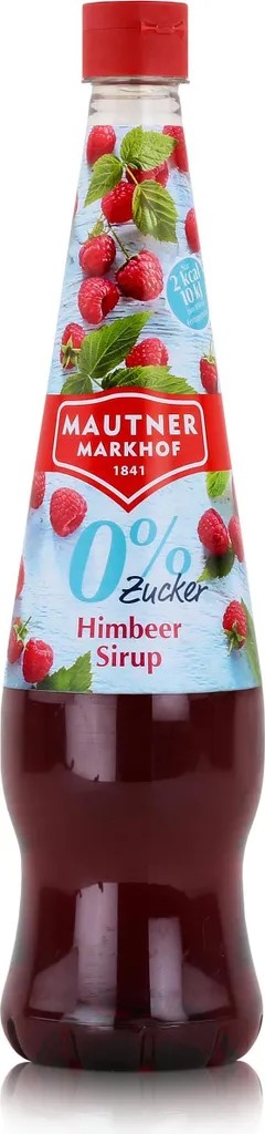 Mautner Getränkesirup Himbeere 0% Zucker 0,7L - Softdrink (1er Pack)