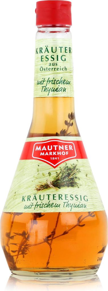 Mautner herbal vinegar with fresh thyme 0.5L - vinegar from Austria (1 pack)