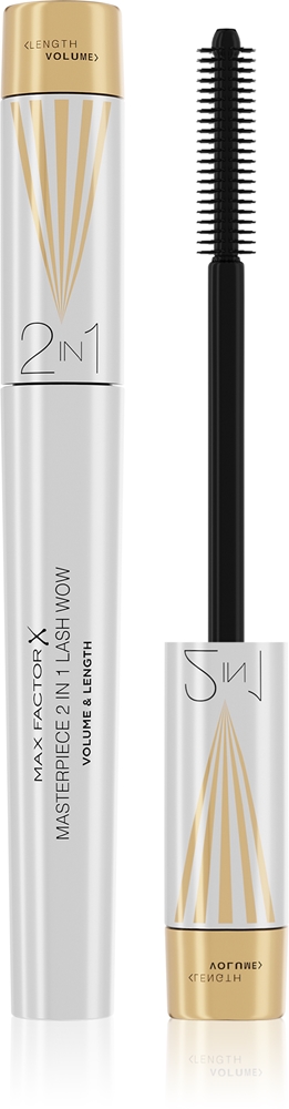 Max Factor Masterpiece Lash Wow Mascara for longer, curved and fuller eyelashes with 2 in 1 brush