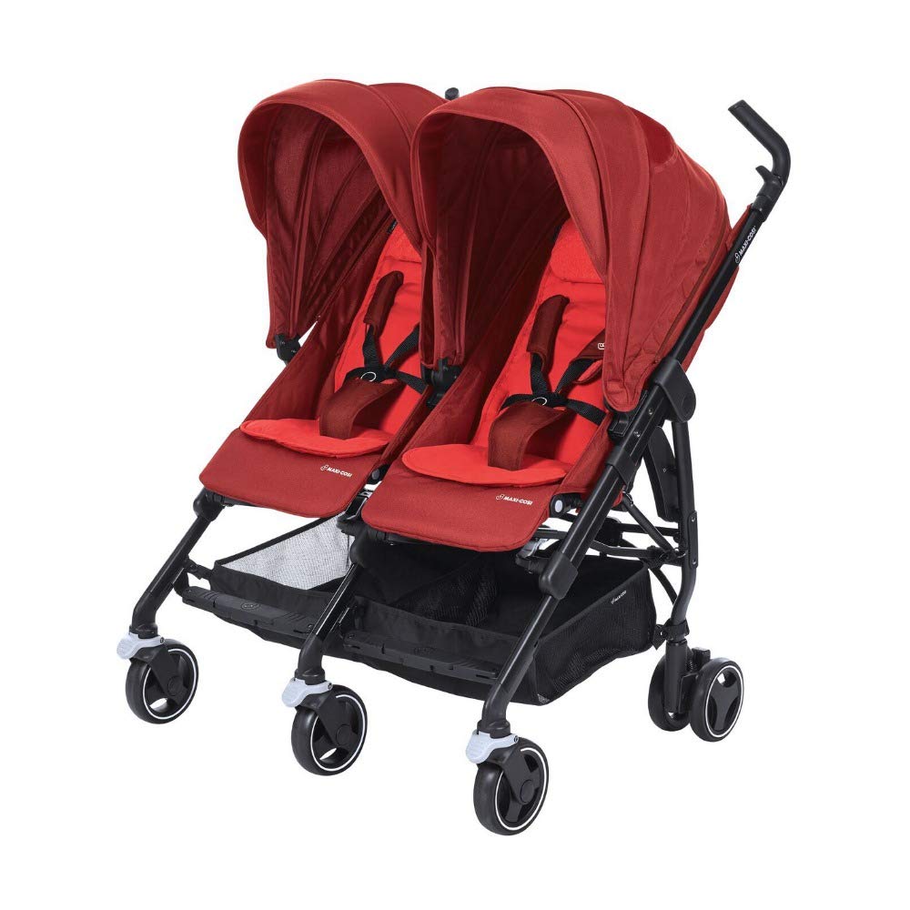 Maxi-Cosi Dana For Two Twin Pushchair, Compact Sibling Pushchair, Can Be Us
