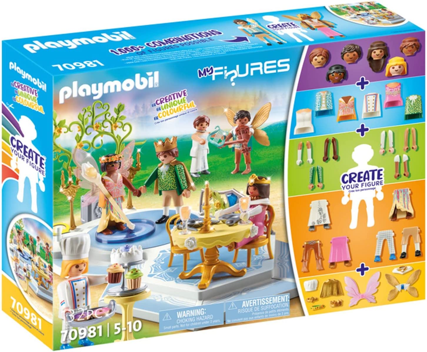 PLAYMOBIL My Figures 70981 The Magic Dance, 6 Toy Figures with Over 1000 Combination Possibilities, Princess Toy for Children from 5 Years