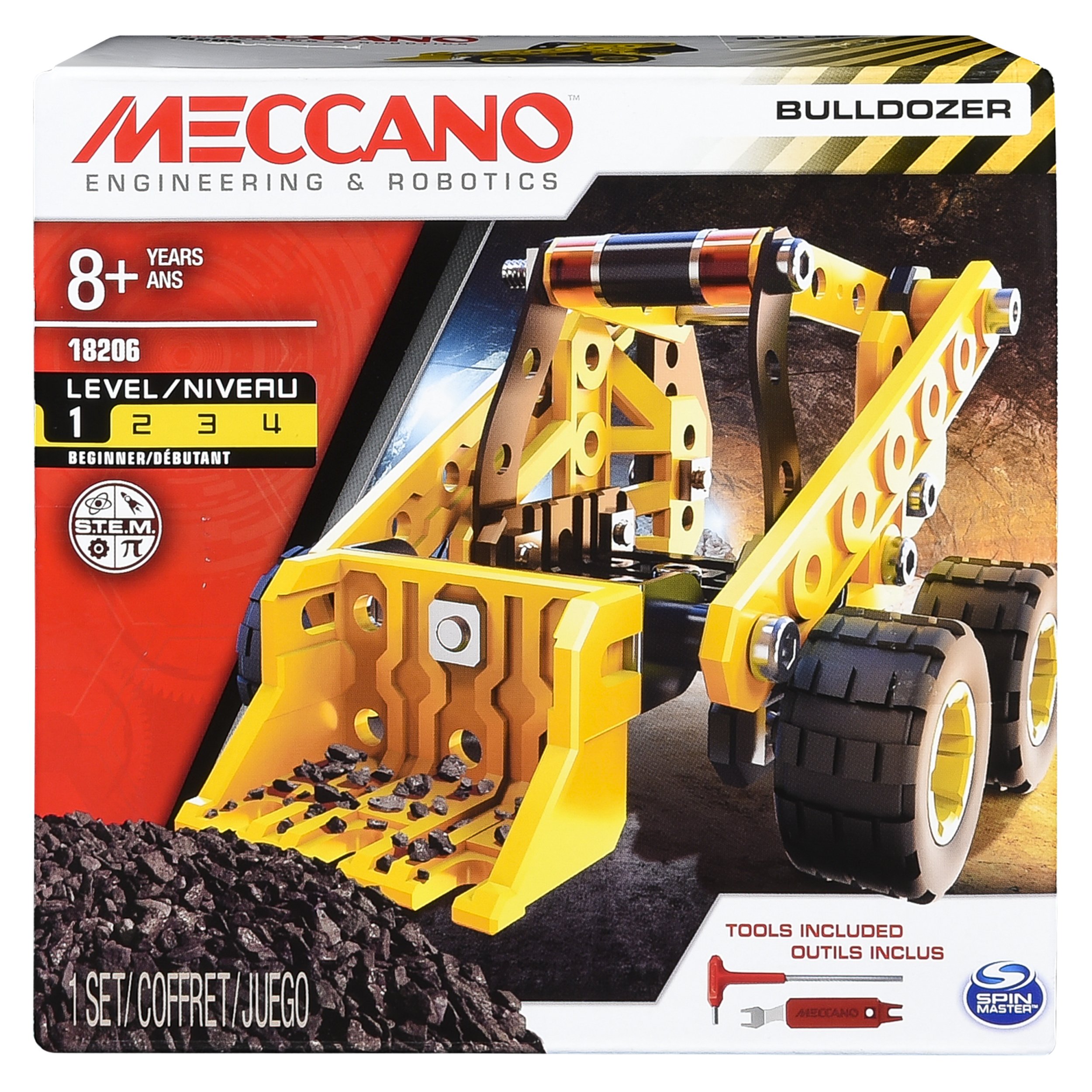 Meccano Themed Bulldozer Small