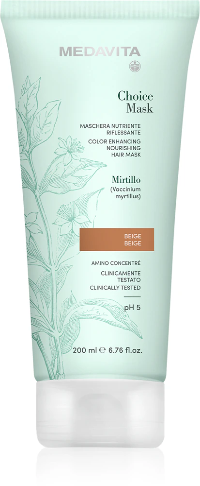 Medavita Choice Beige mask with nourishing effect for colored hair