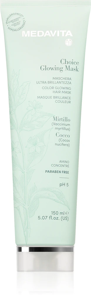 Medavita Choice Glowing Mask nourishing mask for shiny and smooth hair