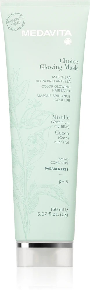 Medavita Choice Glowing Mask nourishing mask for shiny and smooth hair