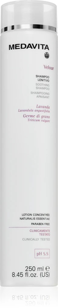 Medavita Velour Soothing Shampoo soothing shampoo for sensitive and irritated skin