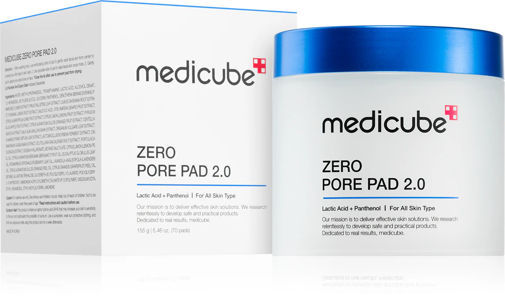 Medicube Zero Pore Pad 2.0 peeling pads tighten the skin and refine pores