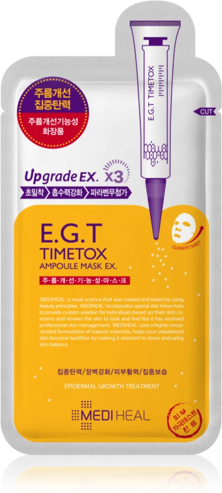 MEDIHEAL Ampoule Mask The E.G.T Nourishing sheet mask with anti-wrinkle effect