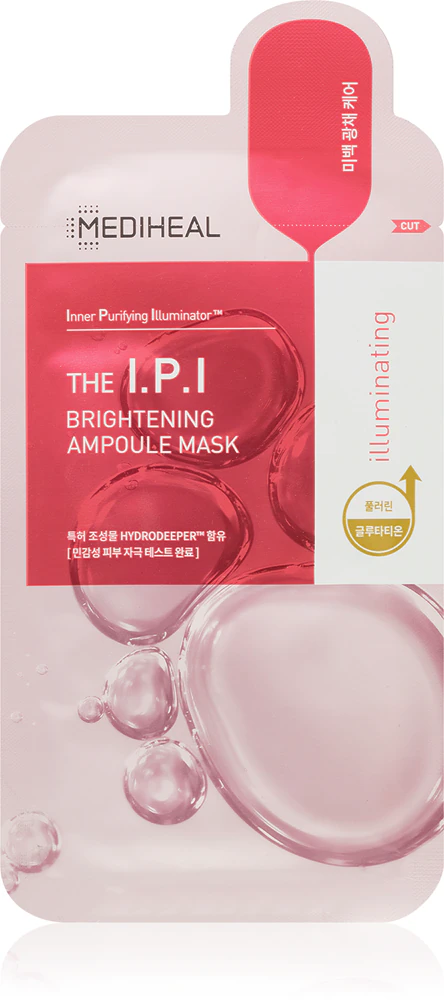 MEDIHEAL Ampoule Mask The I.P.I Brightening sheet mask with nourishing effect