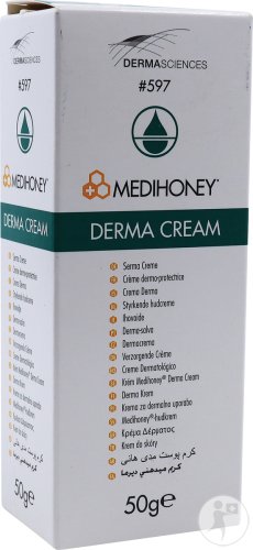 Medihoney DermaSciences Derma Cream for Nourishing Skin Cream Tube 50g