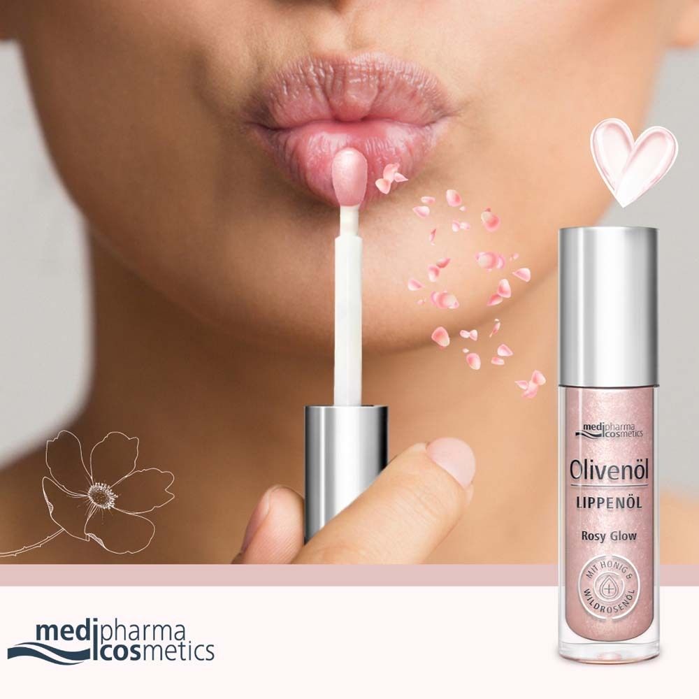 Medipharma Olivenöl Lippenöl Rosy Glow