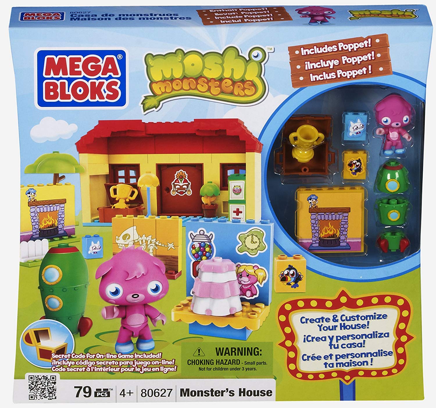 Mega Bloks 80627 Moshi Monsters Monsters House