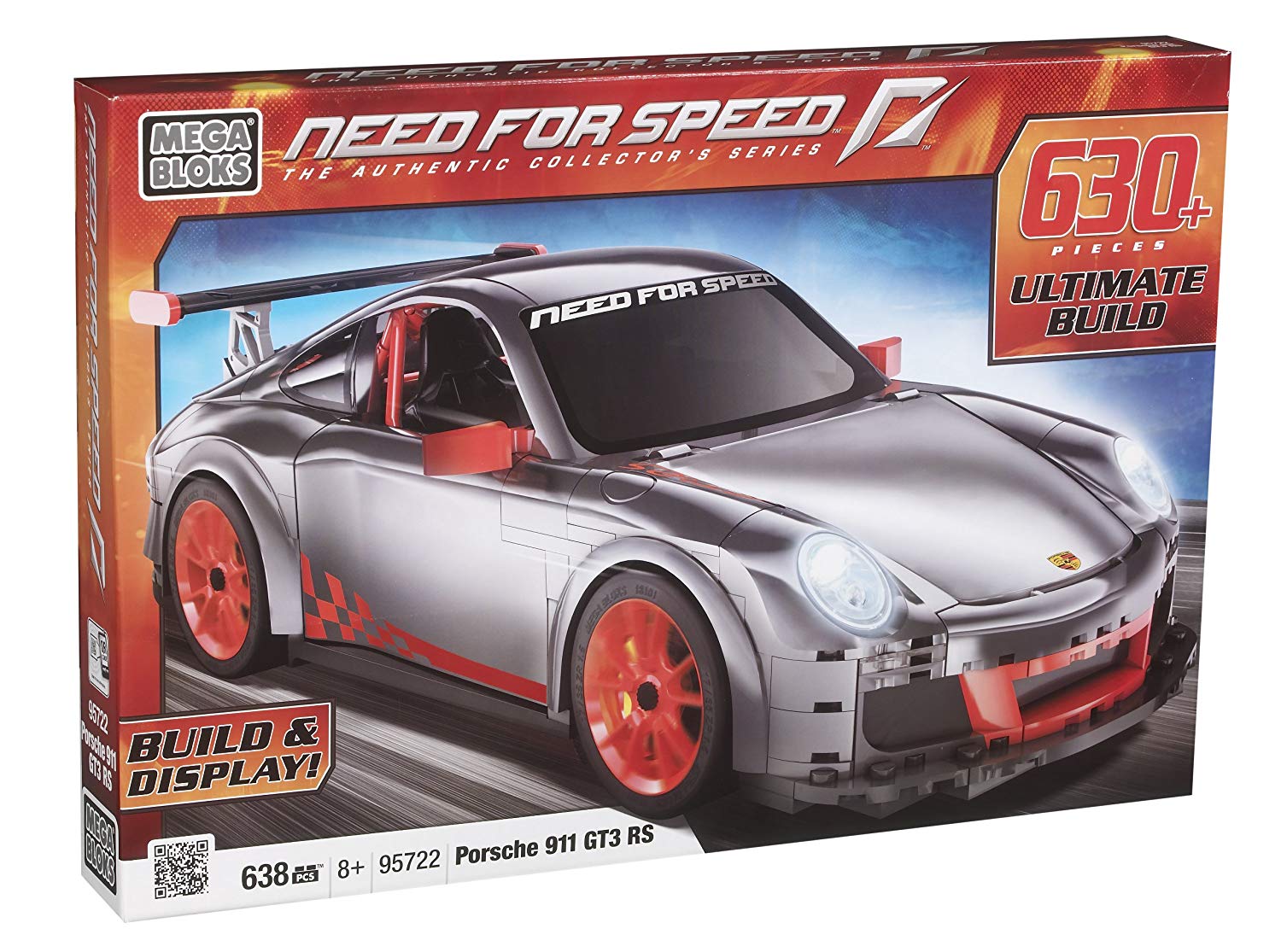 Mega Bloks 95722 - Need For Speed Porsche Gt3 Rs Car
