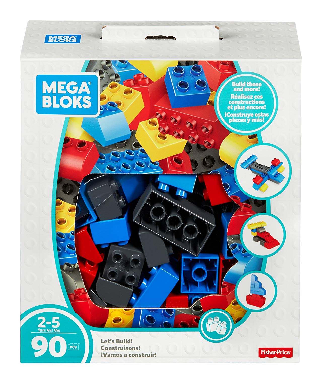 Mega Bloks Blocks 90 Boys Lets Build Kit