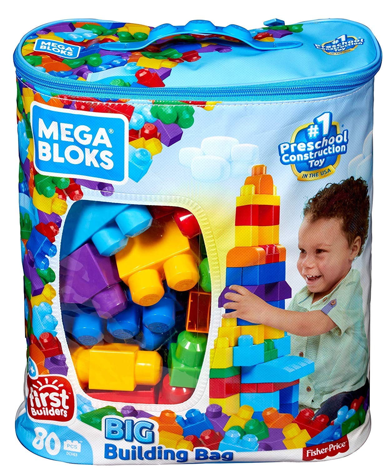 Mega Bloks Classic Big Building Bag (80 Pieces)