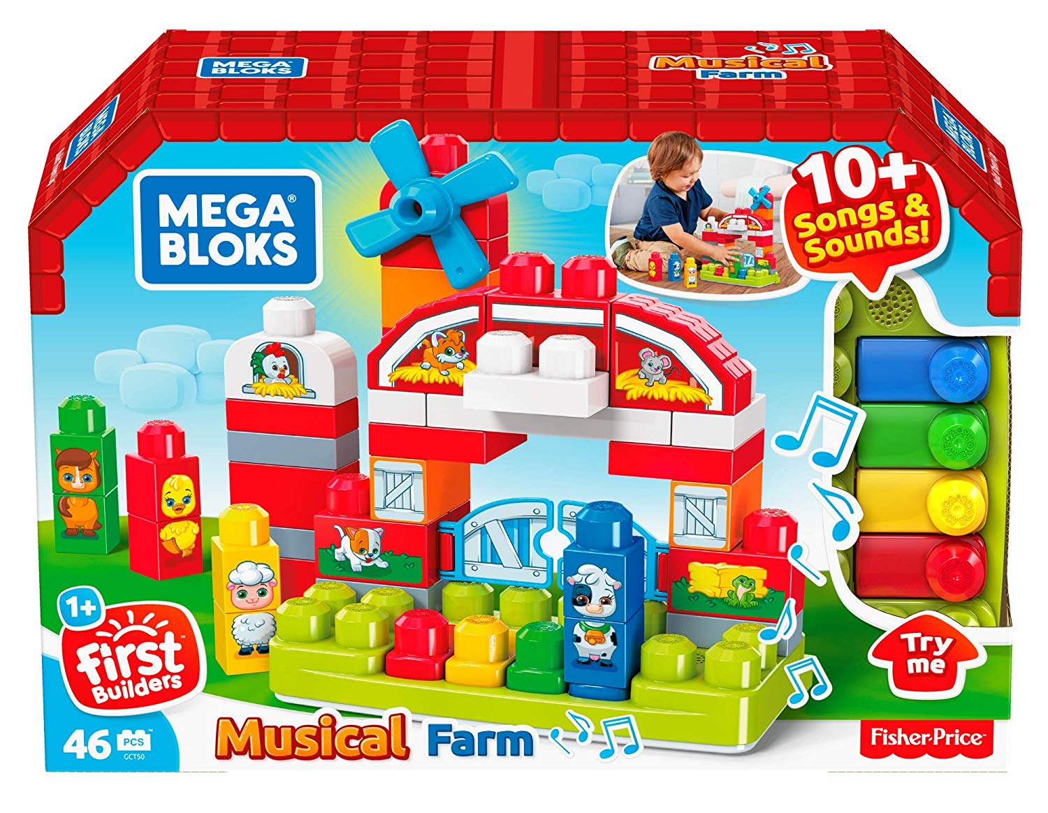 Mega Bloks Gct50 Blocks, Multi-Colour