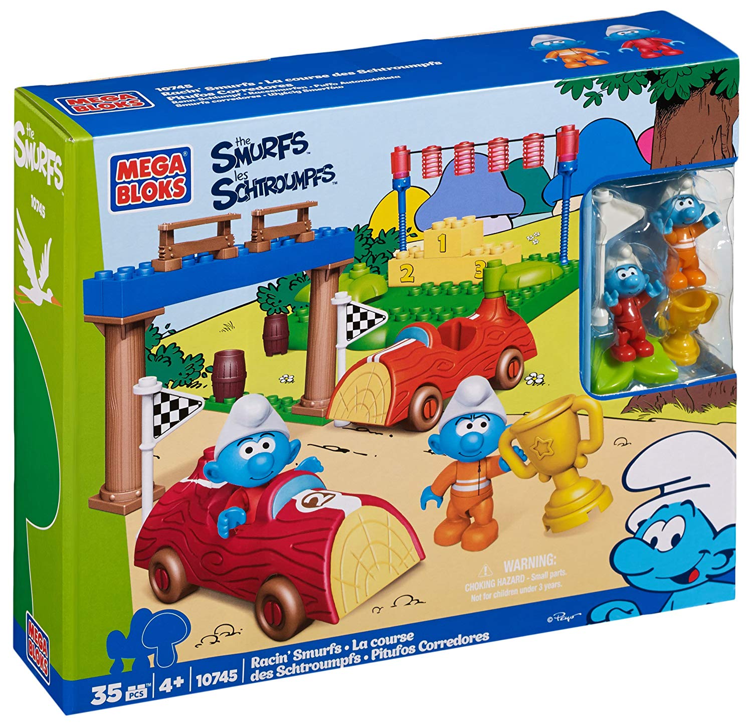 Mega Bloks Smurfs 10745 – Car Race