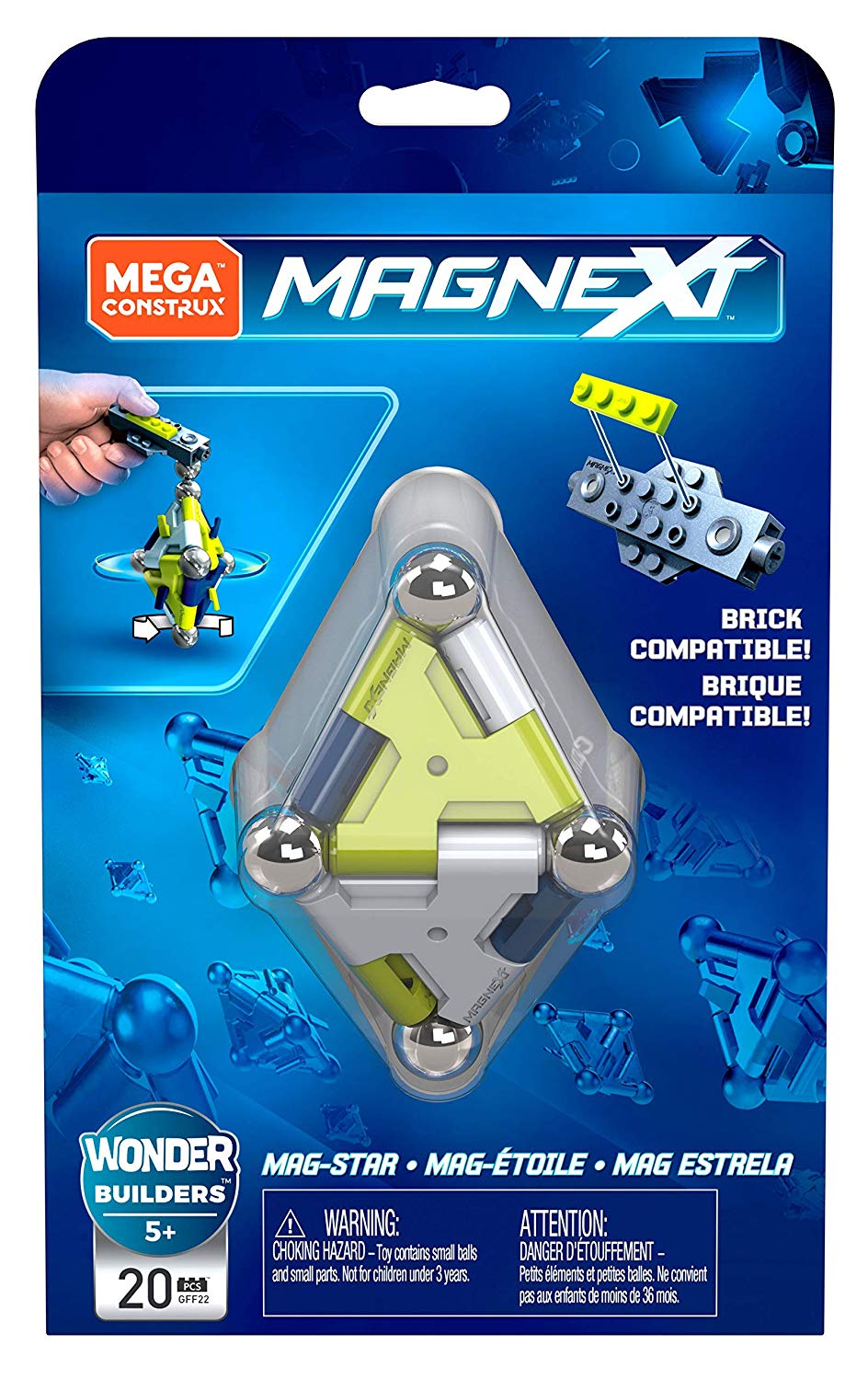 Mattel Mega Construx Gff22 Magnext Magstar