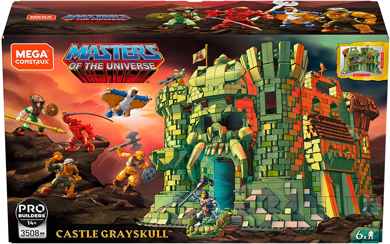 Mattel Mega Construx Ggj67 Masters Of The Universe Castle Grayskull