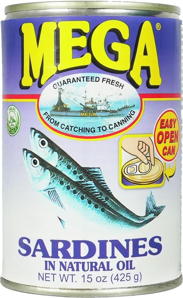 Mega Sardines in Oil 425g
