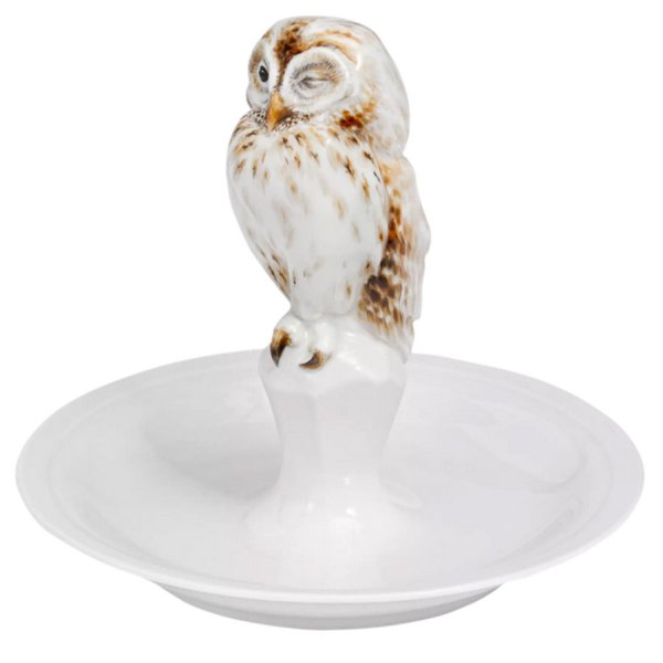 Meissen bowl with owl