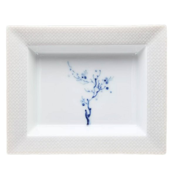 Meissen Vide-Poche storage bowl Blue Orchid White (12.3