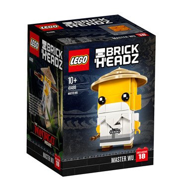 Meister with Lego Brickheadz Champion Wu Wu – Discover the Ninja in You.