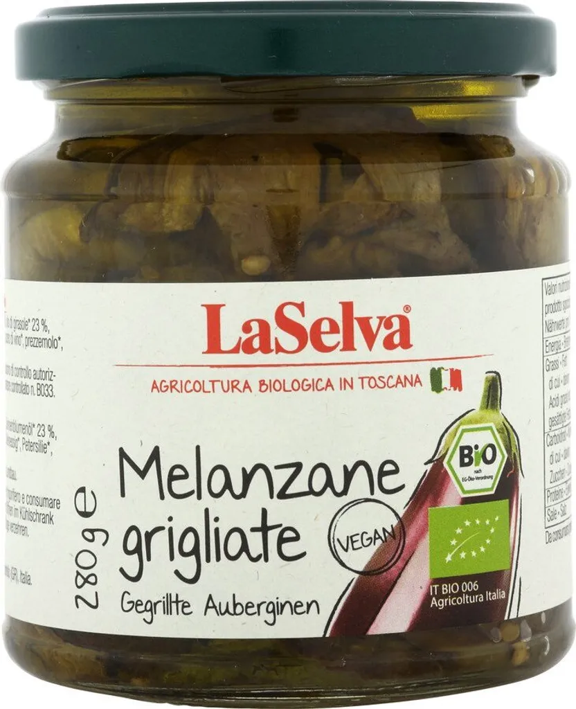 Melanzane grigliate - grilled eggplants 280g