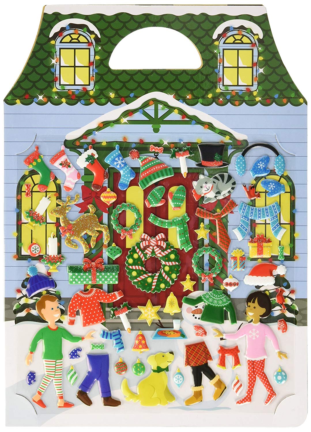 Melissa And Doug Reusable Puffy Stickers – Tis The Season