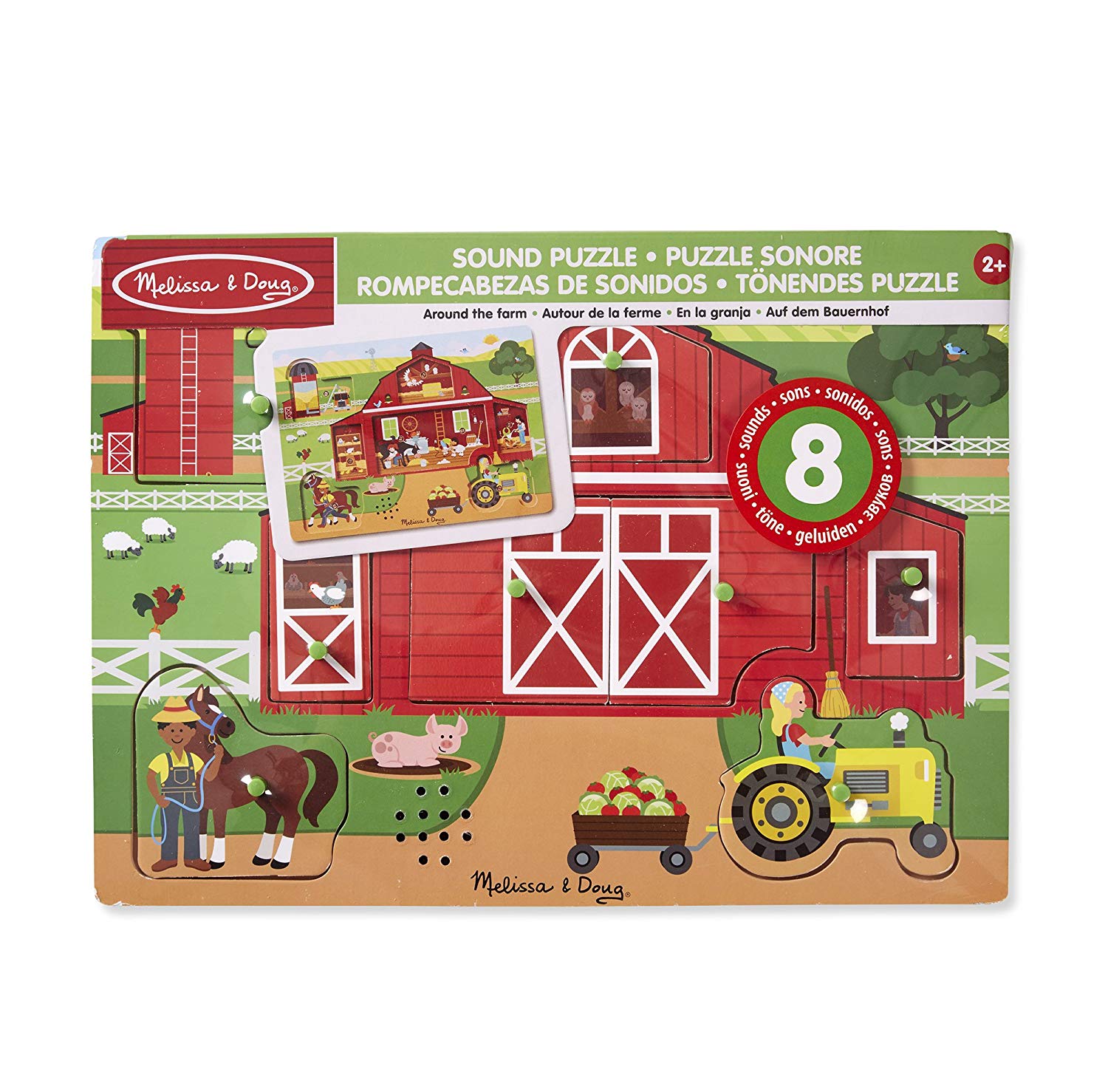 Melissa & Doug Farm Sound Puzzle 42800 All Over