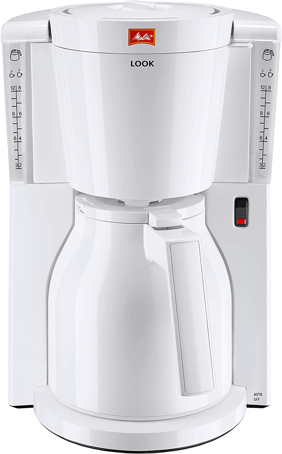 Melitta 1011-09 Look IV Therm Coffee Filter Machine, White