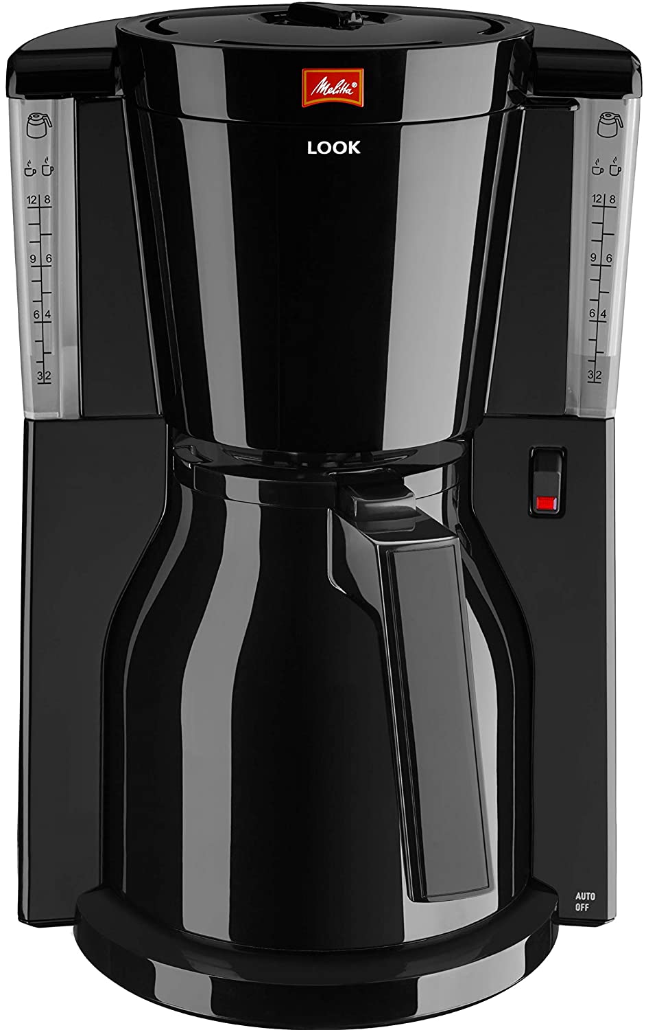 Melitta 1011-10 Look IV Therm Coffee Filter Machine, Black