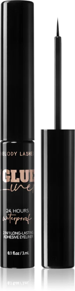 Melody Lashes Glue Liner Glue for False Eyelashes Black