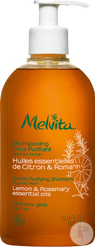 Melvita Essentials Shampoo Gentle Purifying pump bottle 500ml