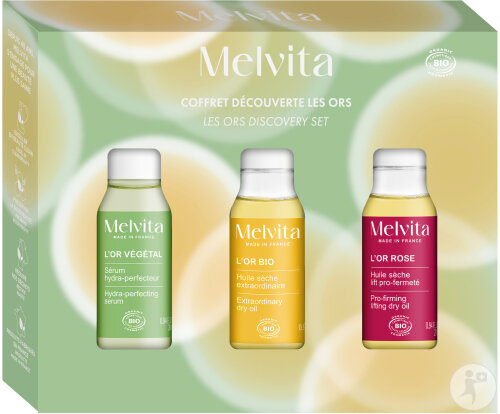 Melvita Les Ors Discovery Gift Set Christmas 2024 3 products