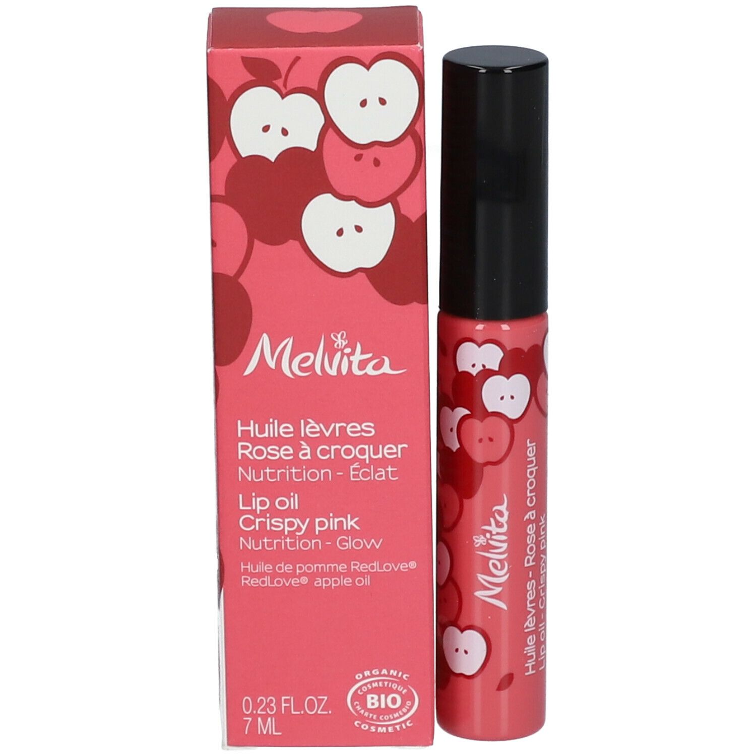 Melvita Lippenöl Rose zum Anbeißen