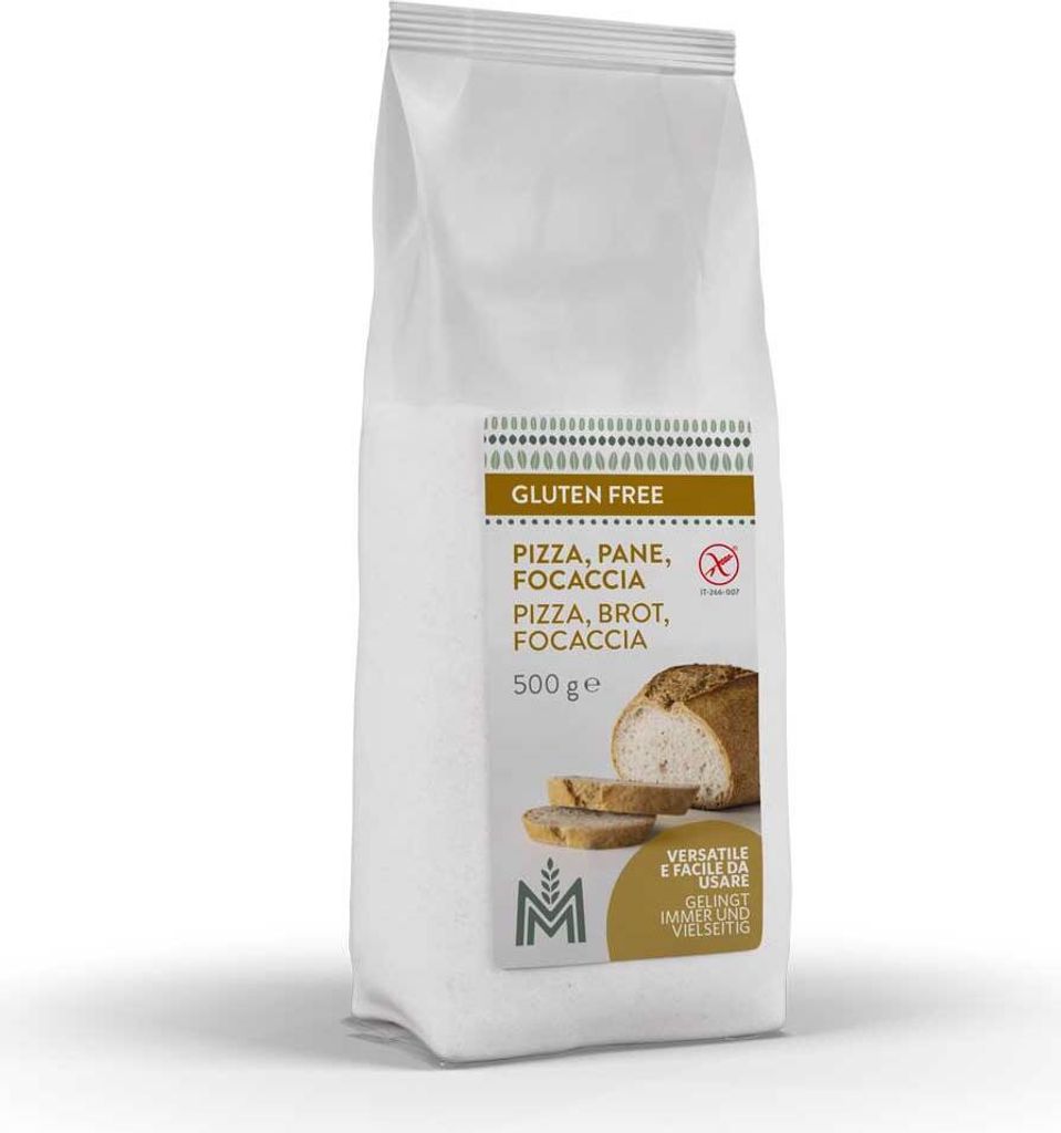 Meraner Mühle rustic baking mix for pizza, bread and focaccia 500g