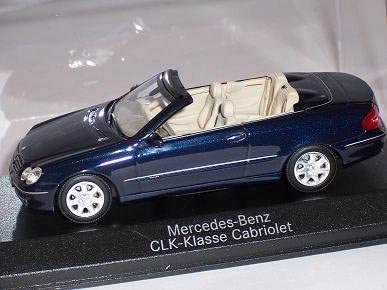 Mercedes-Benz Clk Cabrio Blau W209 W 209 2007 1/43 Minichamps Modellauto Mo