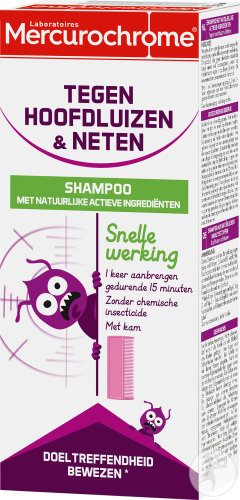 Mercurochrome Natural Shampoo Anti-Lice 125ml