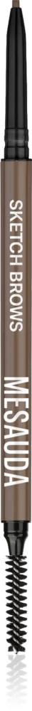 Mesauda Milano Sketch Brows automatic eyebrow pencil with brush