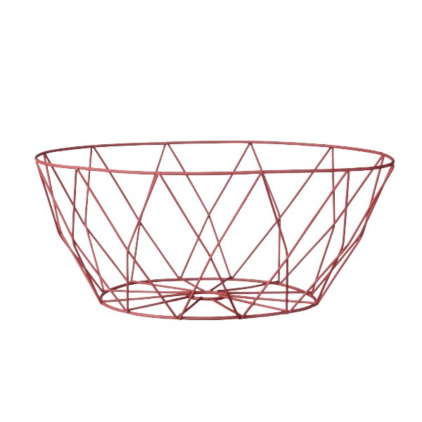 Metal basket Basket Red from Bloomingville