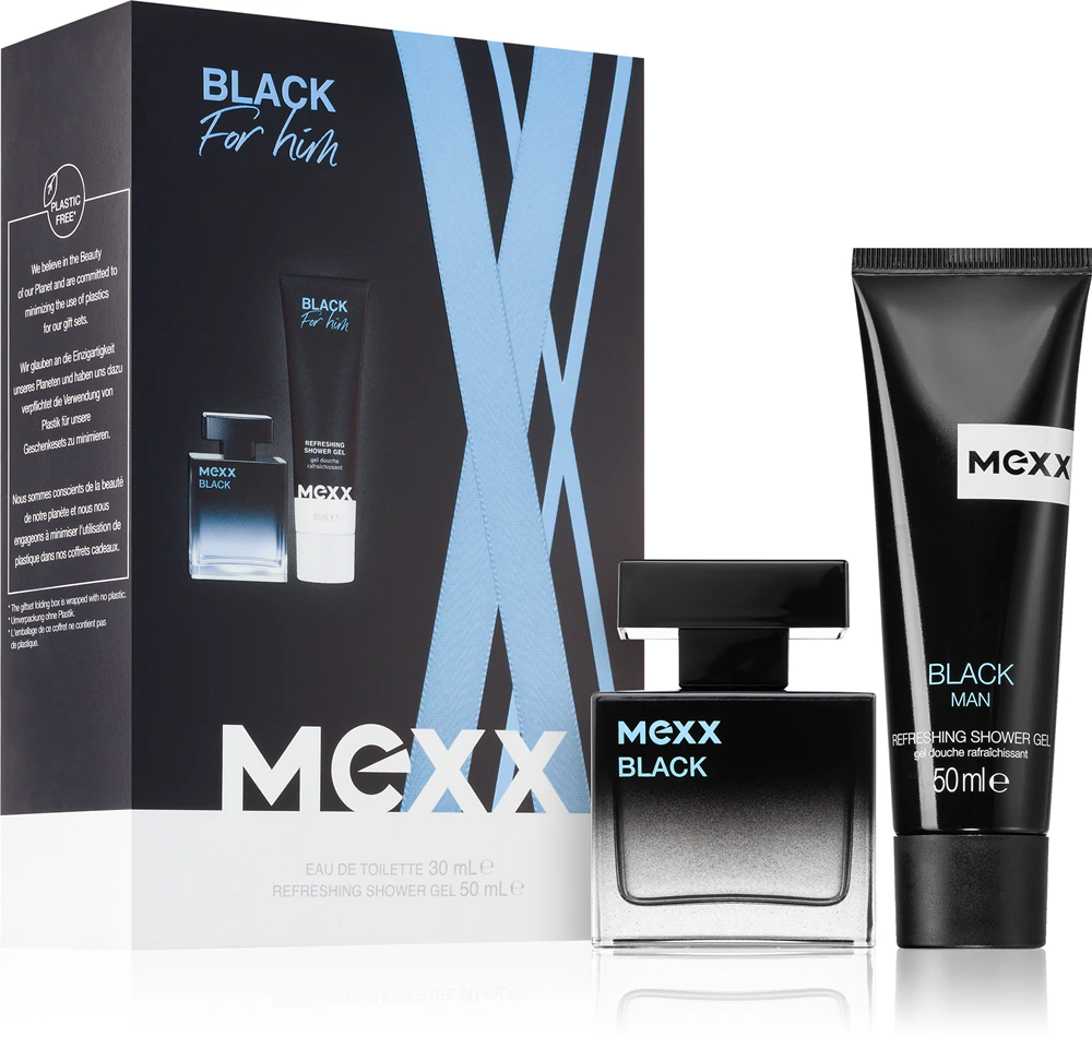 Mexx Black Man gift set for men