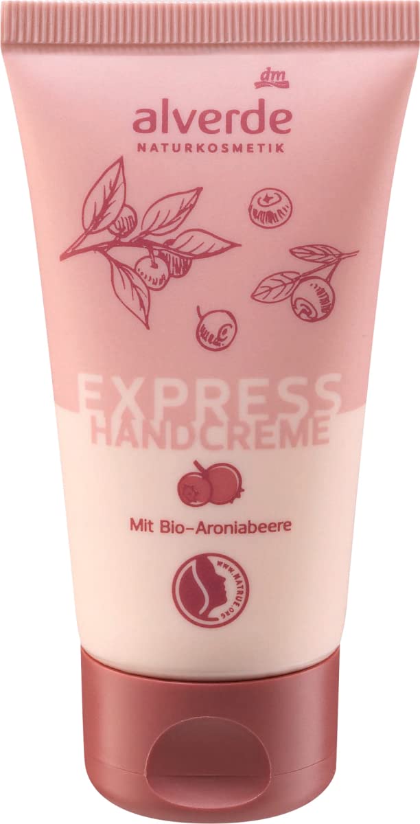 Alverde NATURKOSMETIK Express hand cream with pomace from the organic aronia berry